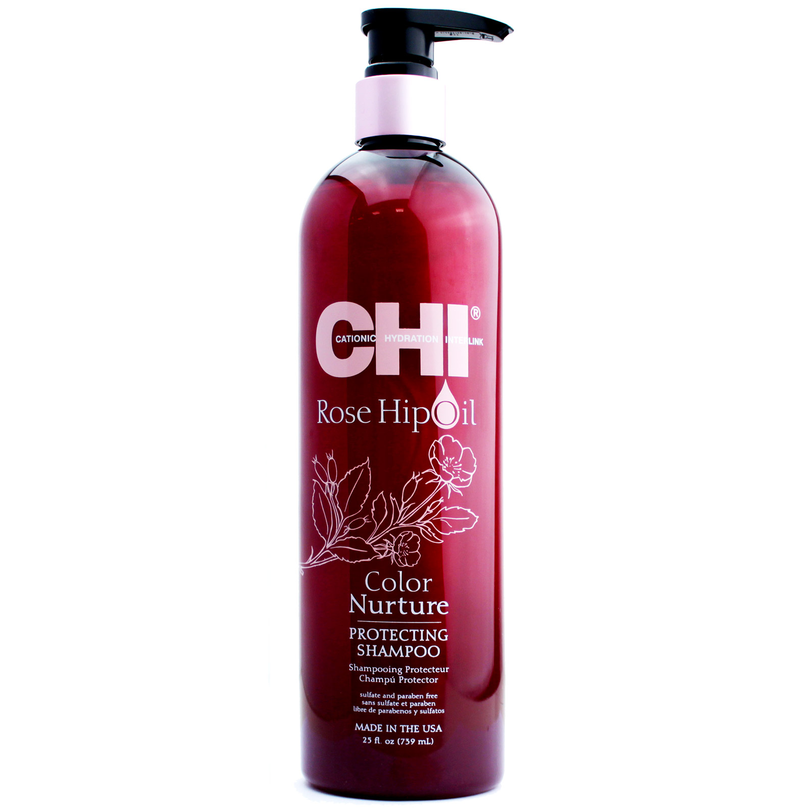 CHI - Rose Hip Oil - Protecting Shampoo - 739 ml
