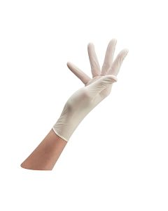 Sibel - Latex Einweghandschuhe Gepudert Wei&szlig; - 100 St&uuml;ck