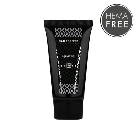Nail Perfect - Sqeasy Gel Silver Glass -  60 gr