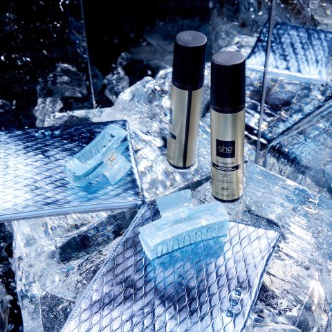 ghd - Gift Set Bodyguard Hittebeschermende Spray 120ml & Claw Clip - Iced Luxe Collection - Giftset