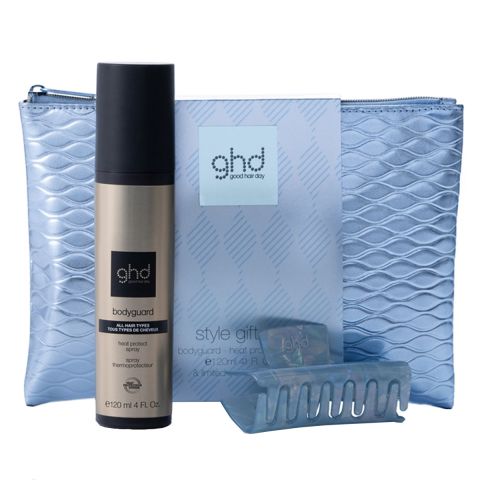 ghd - Gift Set Bodyguard Hittebeschermende Spray 120ml & Claw Clip - Iced Luxe Collection - Giftset