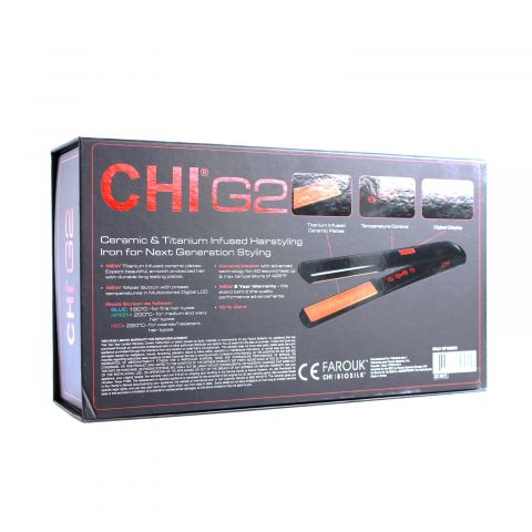 CHI - G2 Ceramic & Titanium - Glätteisen - Auto Shut-Off