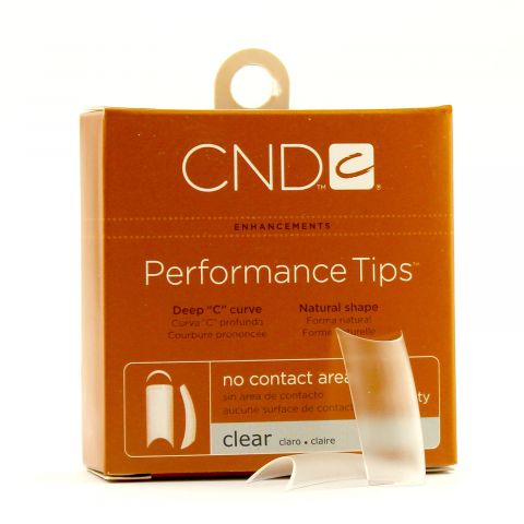 CND - Brisa Sculpting Gel - Performance Clear Tips - Nr. 10