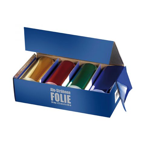 Comair - Aluminiumfolie 4 Farben - 24my