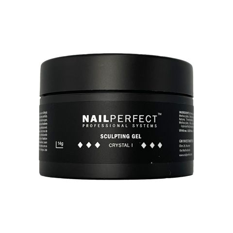 Nail Perfect - LED/UV Sculpting Gel - Crystal 1 - 14 gr