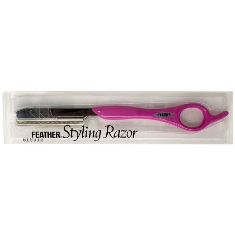 Feather - Styling Razor - Titanium Rosa