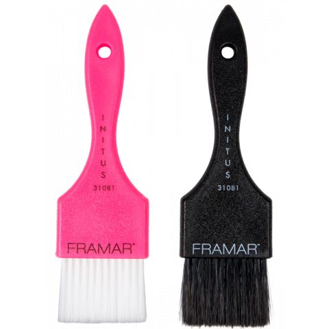 Framar - Power Painter Haarfärbepinsel - Rosa und Schwarz