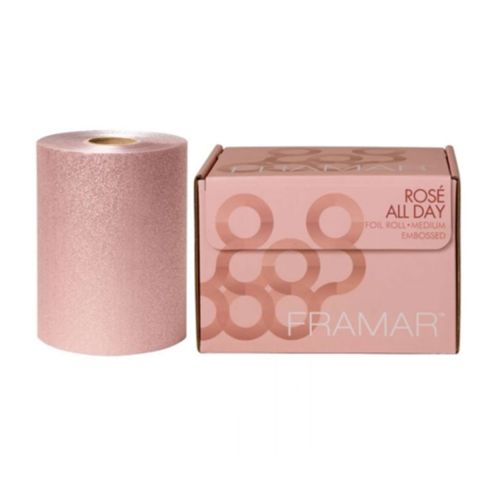 Framar - Roségold Haarfärbefolie Geprägt Medium - 98 m