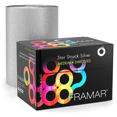 Framar - Star Struck Silber Haarfärbefolie Geprägt Medium - 98 m