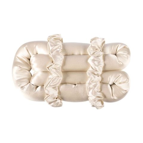 Beauty Pillow Luxury Silk Heatless Curls Champagne