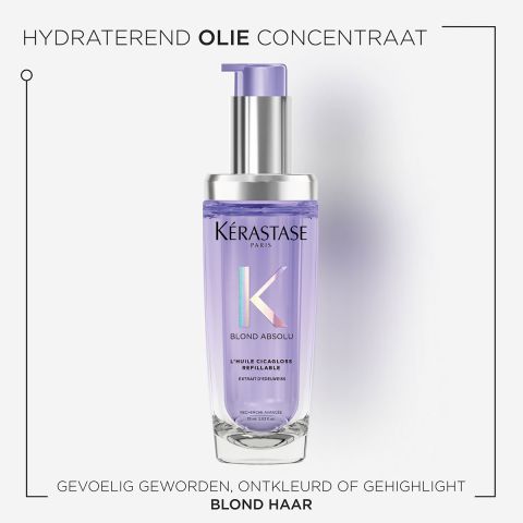 Kérastase - Blond Absolu L'Huile Cicagloss Refillable Hair Oil 75 ml + 30 ml - Set