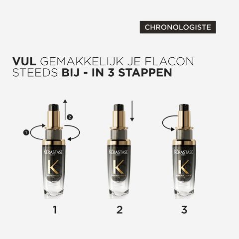 Kérastase - Chronologiste L'Huile de Parfum Refillable Hair Oil 75 ml + 30 ml - Set