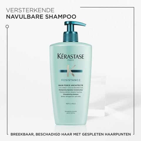 Kérastase - Résistance Bain Force Architecte Reparierendes Shampoo für beschädigtes Haar - 500 ml