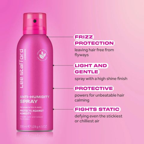Lee Stafford - Anti-Humidity Spray - Haarspray für Frizz und statisches Haar - 200 ml