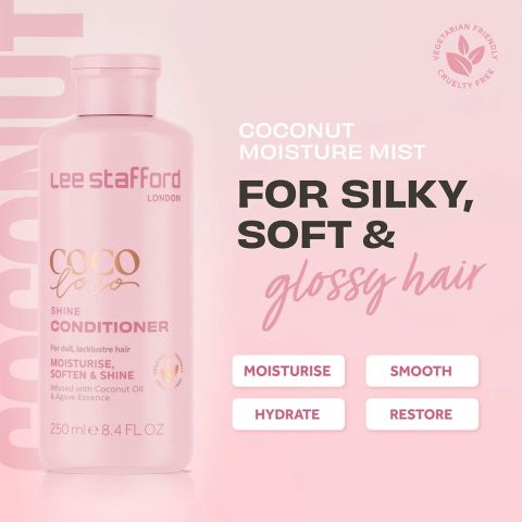 Lee Stafford - Coco Loco - Shine Conditioner - Repariert trockenes und geschädigtes Haar - 250 ml