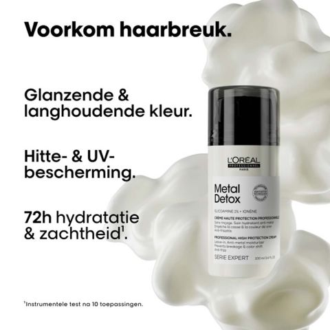 L'Oréal Professionnel - Serie Expert - Metal Detox Creme - Für geschädigtes, welliges bis krauses Haar - 100 ml