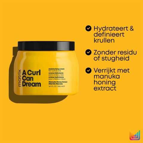 Matrix - A Curl Can Dream - Leave-in-Creme - für Locken und krauses Haar - 500 ml