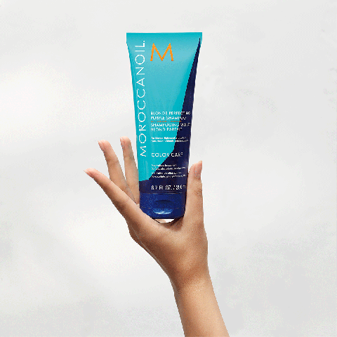 Moroccanoil - Blonde Perfecting Purple Shampoo - Silbershampoo für blondes oder graues Haar