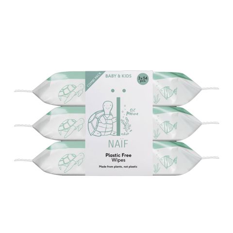 Naïf - Plastic Free Wipes for baby & kids