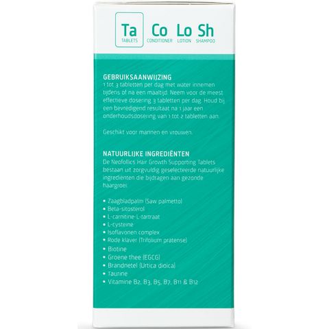 Neofollics - Tabletten zur Unterstützung des Haarwachstums - 100 Stück