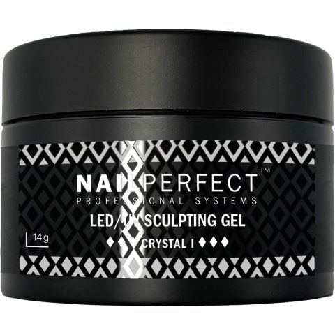 Nail Perfect - LED/UV Sculpting Gel - Crystal 1 - 14 gr