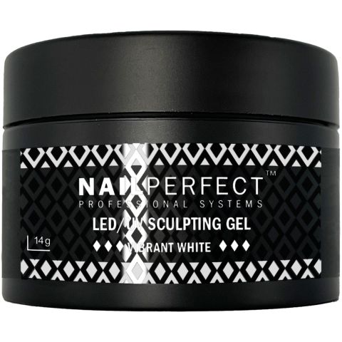 Nail Perfect - LED/UV - Sculpting Gel - Vibrant White - 14 gr