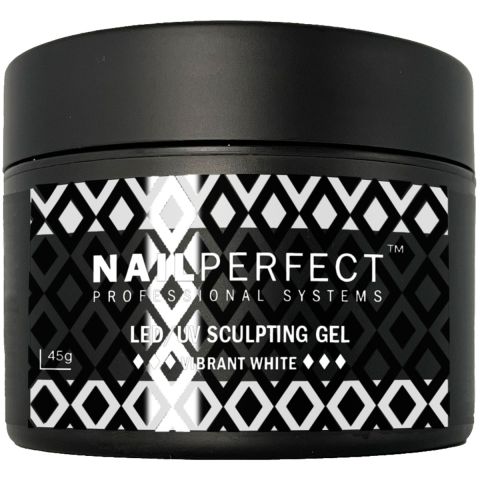 Nail Perfect - LED/UV - Sculpting Gel - Vibrant White - 45 gr