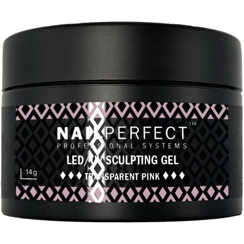 Nail Perfect - LED/UV - Sculpting Gel - Transparent Pink - 14 gr