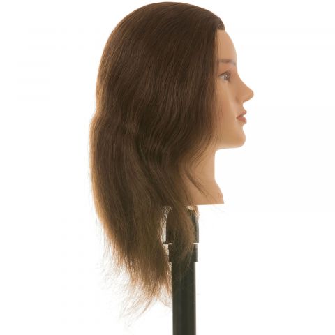 Heads-Up - Übungskopf Connie - Braunes Haar - 30 cm