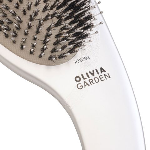 Olivia Garden - Curve - Boar & Nylon - Silver - Haarborstel