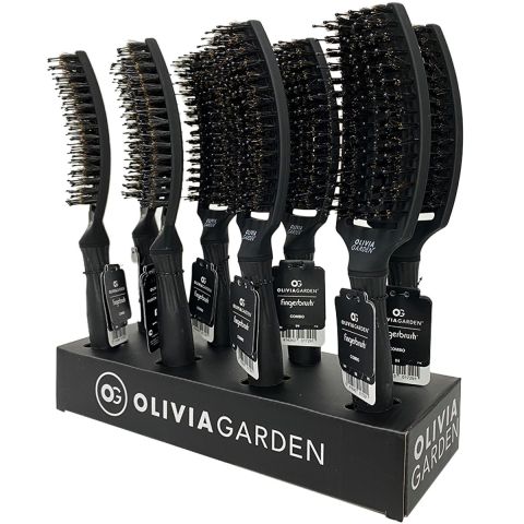 Olivia Garden Full Black Display + 8 FingerBrush Combo Medium online kaufen  ➤
