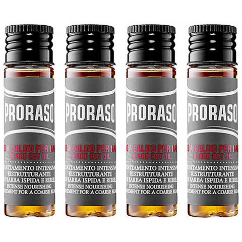 Proraso - Beard Hot Oil - 4x17 ml