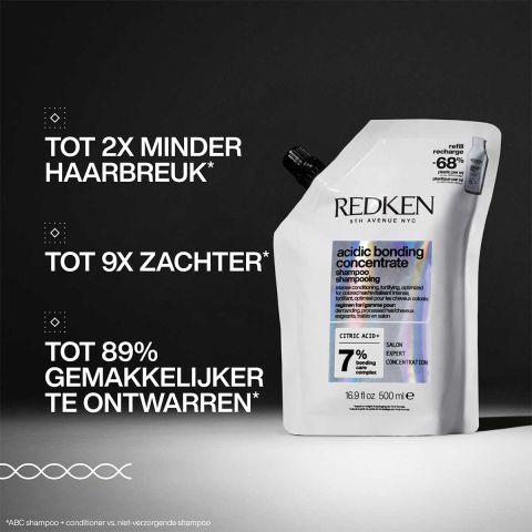 Redken - Acidic Bonding Concentrate Shampoo Refill - 500 ml