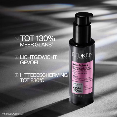 Redken - Acidic Color Gloss Shampoo + Conditioner + Leave-in Treatment + Shine Oil Set 