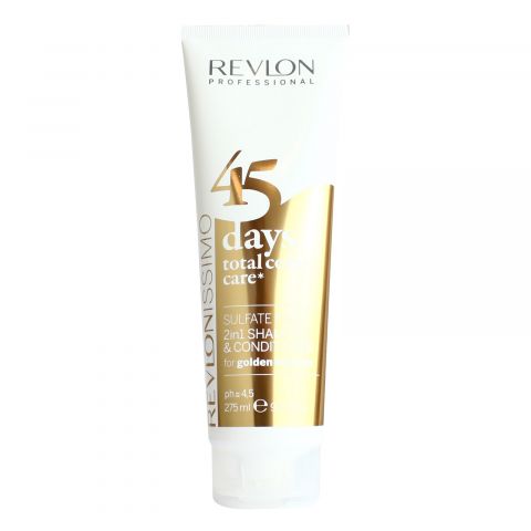 Revlon - 45 Days Color - 2 in 1 Shampoo & Conditioner - Golden Blondes - 275 ml