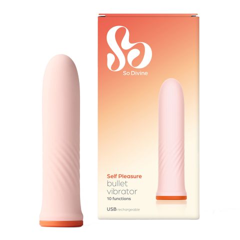 So Divine - Self Pleasure Rechargeable Bullet Vibrator - Orange