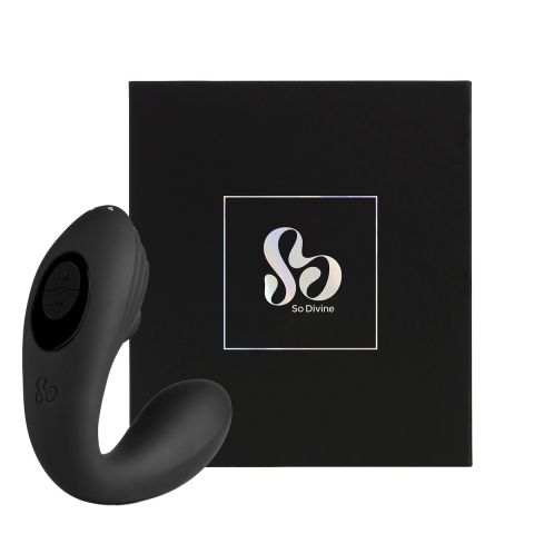 So Divine - Pearl Vibe G-Spot Luftdruck Vibrator - Schwarz