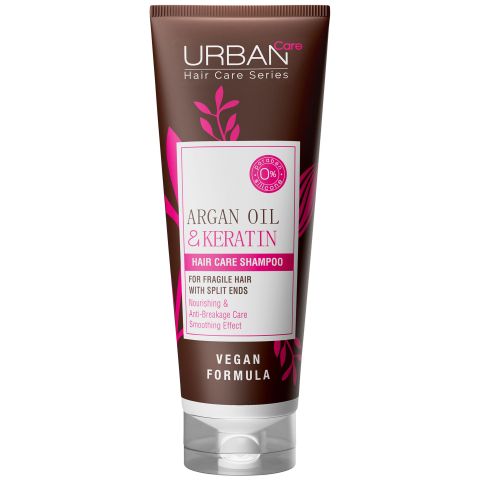 Urban Care - Argan Oil & Keratine Shampoo - 250 ml