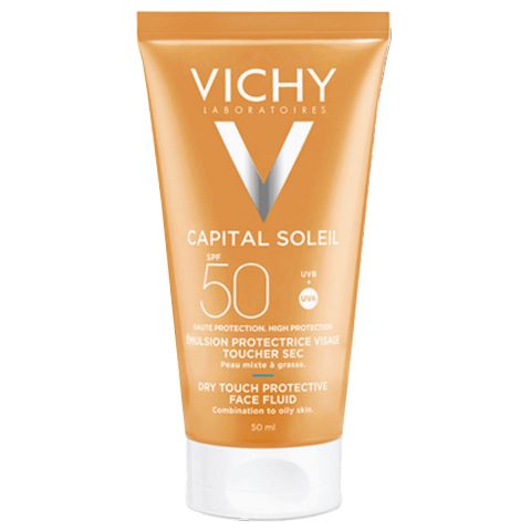 Vichy - Capital Soleil Dry Touch Face Fluid SPF50 - 50 ml