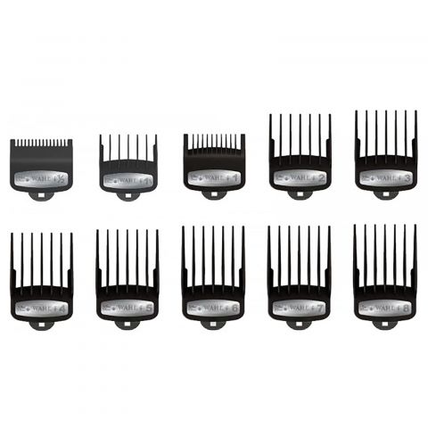 Wahl - Aufsteckkamm - Type 1 - Set Plastik Premium - Nr. 0,5 t/m 8 (10 Stück)
