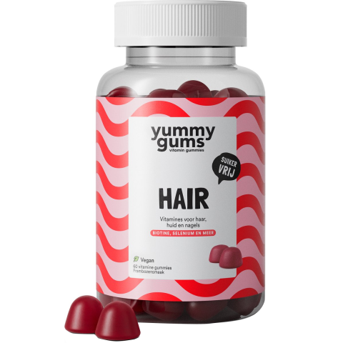 Yummygums - Hair Gummies - Vitamine für Haare, Haut und Nägel - 60 Stück