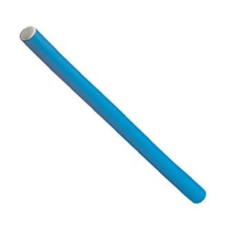 Comair - Superflex Papillots - Blau - Ø 14 mm x 25 cm - 6 Stück