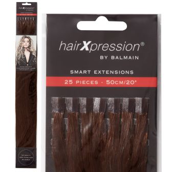 Balmain - HairXpression Extensions - Darks - Straight 25 Stück 50 cm