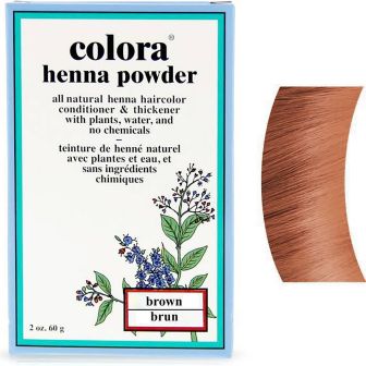 Colora Henna - Farbpulver - Braun - 60 gr