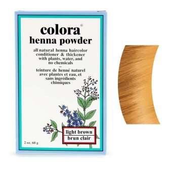 Colora Henna - Farbepulver - Hellbraun - 60 gr