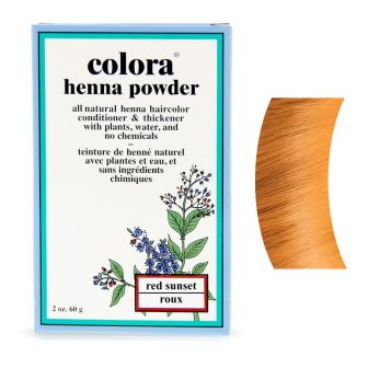 Colora Henna - Färbepulver - Roter Sonnenuntergang - 60 gr