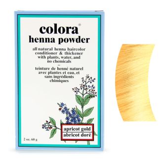Colora Henna - Farbpulver - Apricot Gold - 60 gr
