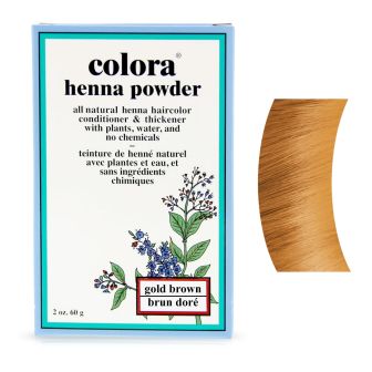 Colora Henna - Färbepulver - Goldbraun - 60 gr