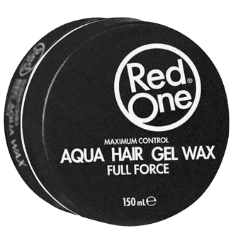 Red One - Schwarz - Aqua Haar Gel-Wachs - Volle Kraft - 150 ml