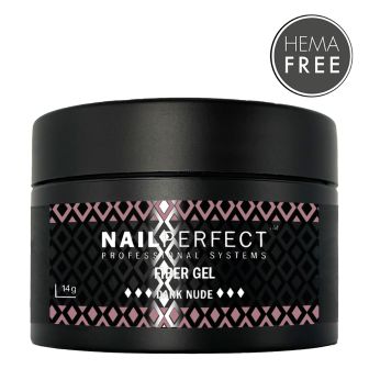 Nail Perfect - Fiber Gel - Dunkel Nackt - 14gr